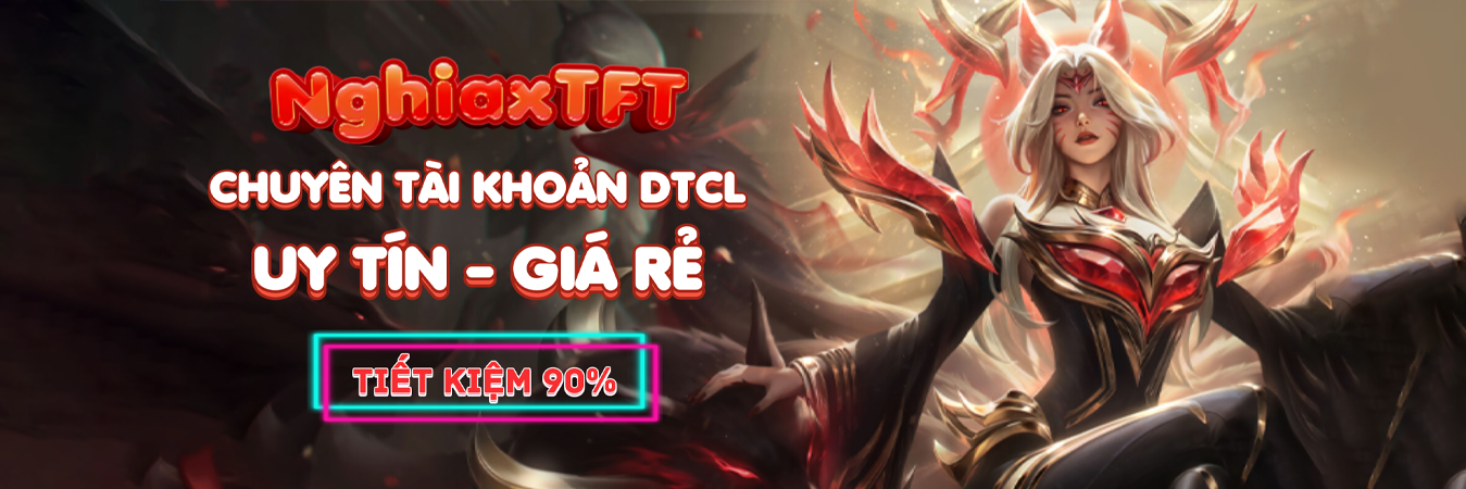 Shop acc game Nghiax TFT bao gồm Đấu Trường Chân Lý Mobile và PC uy tín, đã hoạt động nhiều năm trên thị trường.